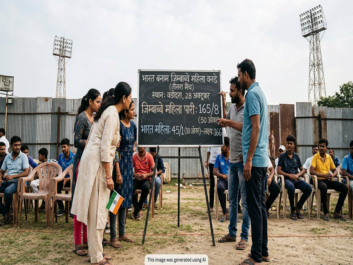 India Women Dominate Zimbabwe in Third ODI, Clinch Series in Vadodara
