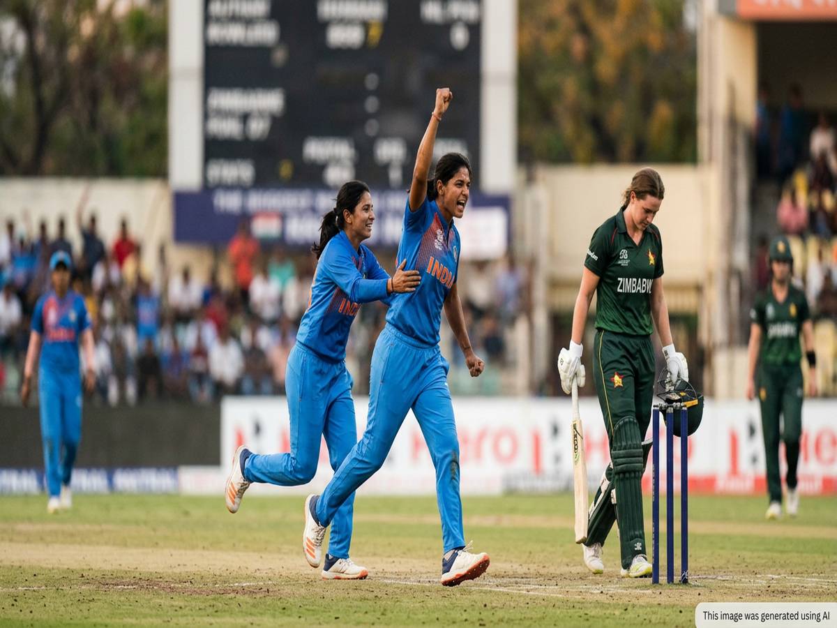 Indian Women's Team Dominates, Bowls Out Zimbabwe for 131 in ODI Series Finale