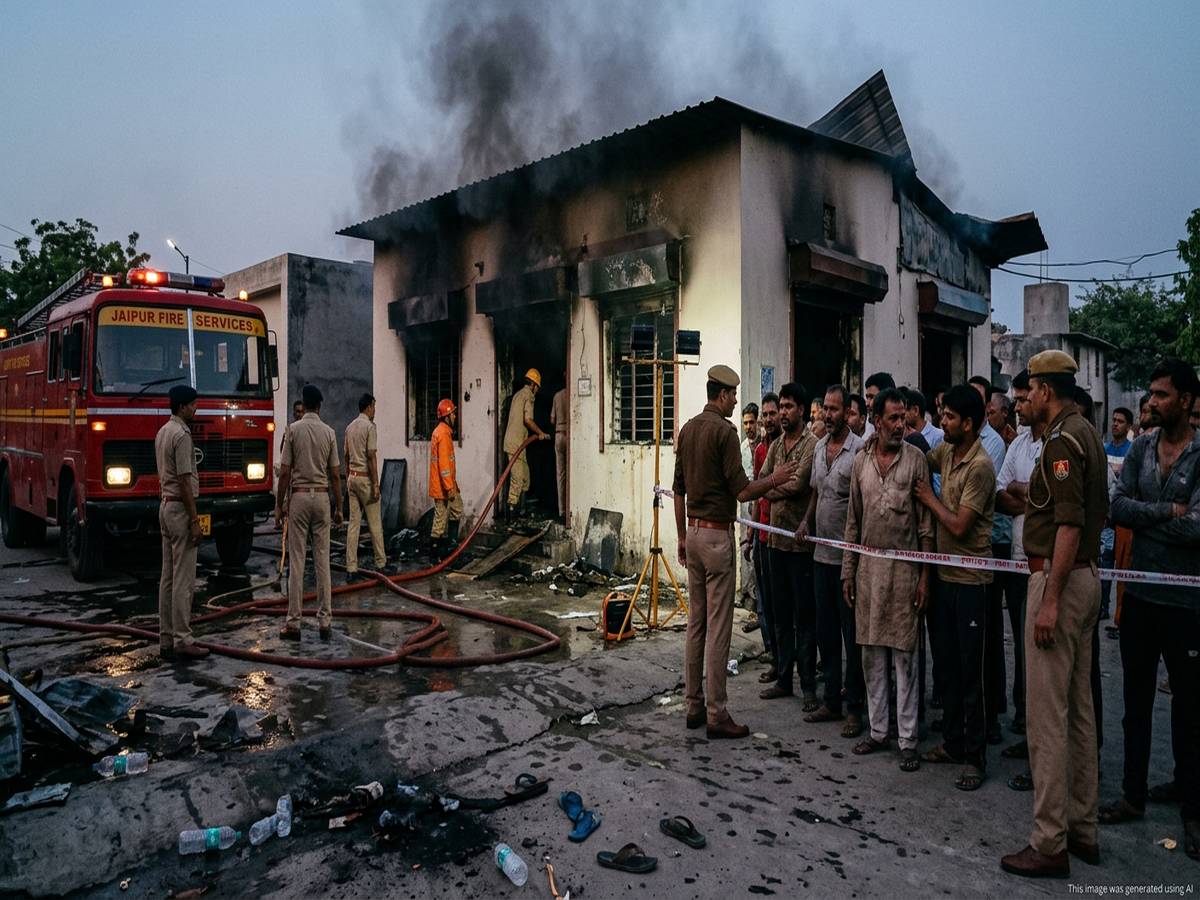 Two Dead, Five Unconscious in Jaipur Gold Factory Fire - www ...
