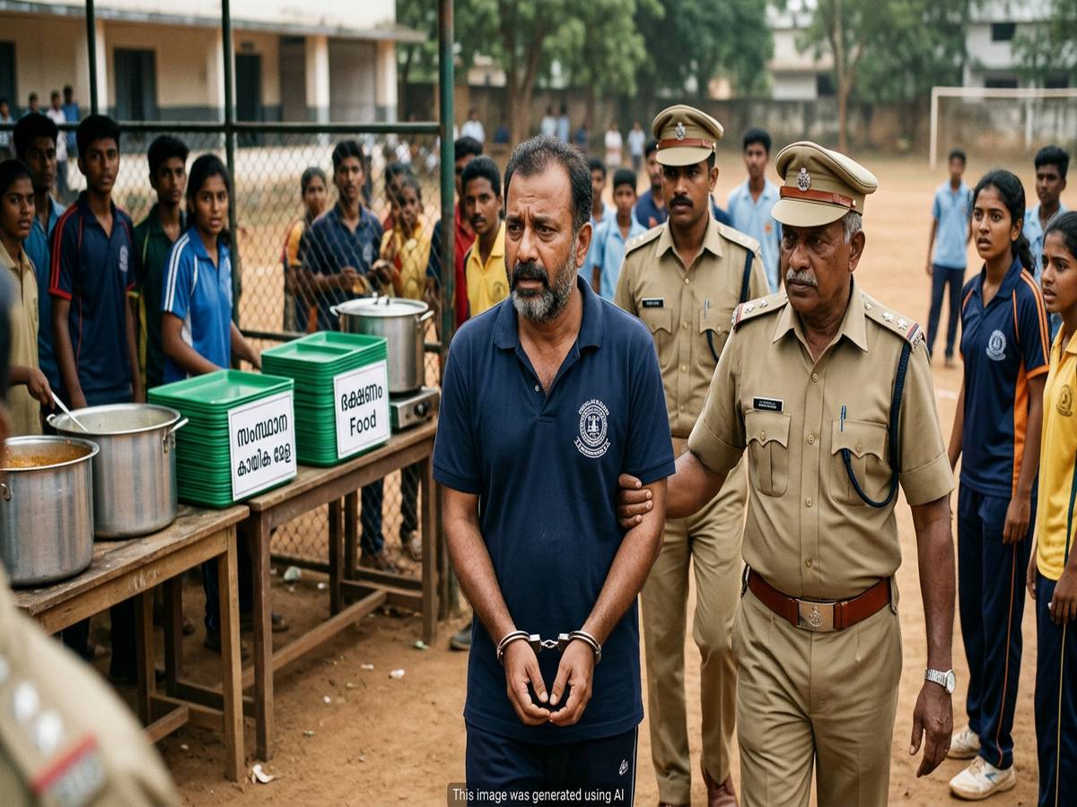 Kerala PE Teacher Arrested for Allegedly False Claim of Worms in ...