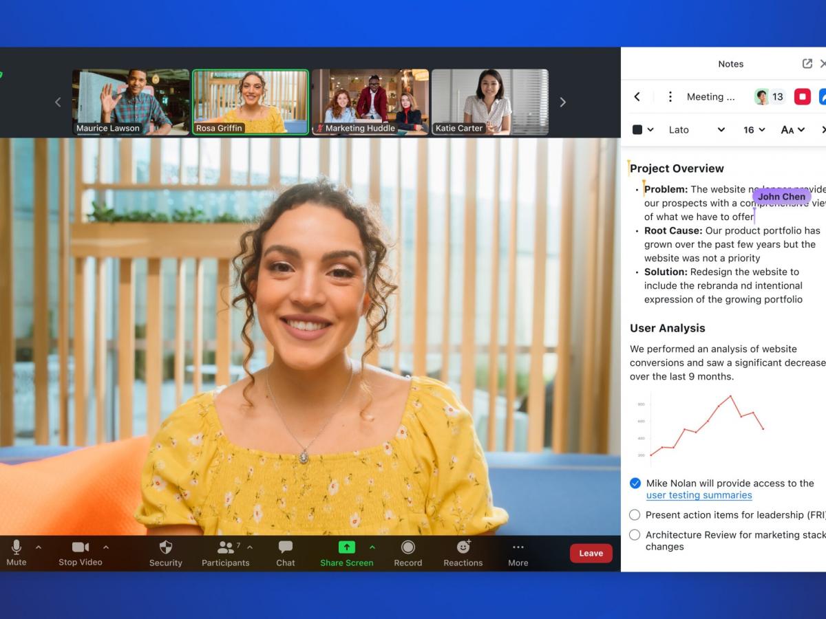 Zoom Texts Zoom introduces Notes tool to edit texts during a video call - www ...