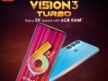 itel launches Vision 3 Turbo with segment 1st 6GB RAM, 18W fast charging at Rs 7,699 - Hindi News | itel launches Vision 3 Turbo with segment 1st 6GB RAM, 18W fast charging at Rs 7,699 | Latest technology News at Lokmattimes.com
