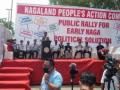 Nagas take to streets demanding 'early solution', flay move for 2023 polls - Hindi News | Nagas take to streets demanding 'early solution', flay move for 2023 polls | Latest politics News at Lokmattimes.com