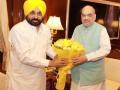 Mann calls on Shah, seeks MSP on basmati, more CAPF companies - Hindi News | Mann calls on Shah, seeks MSP on basmati, more CAPF companies | Latest politics News at Lokmattimes.com