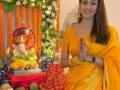 TV actress Kajal Pisal bids adieu to Ganpati - Hindi News | TV actress Kajal Pisal bids adieu to Ganpati | Latest entertainment News at Lokmattimes.com