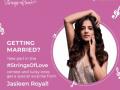 Jasleen Royal collaborates with Jeevansathi.com to celebrate couples getting married this season - Hindi News | Jasleen Royal collaborates with Jeevansathi.com to celebrate couples getting married this season | Latest entertainment News at Lokmattimes.com