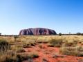 Rare waterfalls form on iconic Uluru after heavy rain - Hindi News | Rare waterfalls form on iconic Uluru after heavy rain | Latest international News at Lokmattimes.com