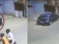 Hyderabad: Man flung into air after being hit by speeding car - Hindi News | Hyderabad: Man flung into air after being hit by speeding car | Latest national News at Lokmattimes.com