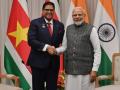 PM Modi holds discussions with Suriname President - Hindi News | PM Modi holds discussions with Suriname President | Latest national News at Lokmattimes.com
