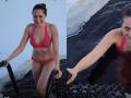 Pragya Jaiswal plunges in -15 degree Celcius ice bath in Finland - Hindi News | Pragya Jaiswal plunges in -15 degree Celcius ice bath in Finland | Latest entertainment News at Lokmattimes.com