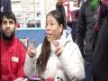 Mary Kom snubs Nikhat Zareen, refuses to shake hands after bout - Hindi News | Mary Kom snubs Nikhat Zareen, refuses to shake hands after bout | Latest international News at Lokmattimes.com