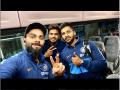 Kohli raring to go as Men in Blue arrive in New Zealand - Hindi News | Kohli raring to go as Men in Blue arrive in New Zealand | Latest cricket News at Lokmattimes.com