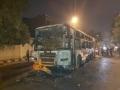 CAA: Delhi buses burnt, as mob ran amok targetting citizen (4th Ld) - Hindi News | CAA: Delhi buses burnt, as mob ran amok targetting citizen (4th Ld) | Latest national News at Lokmattimes.com