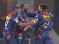 IPL 2023: Mark Wood's fifer, Kyle Mayers' blazing 73 help LSG thrash Delhi Capitals - Hindi News | IPL 2023: Mark Wood's fifer, Kyle Mayers' blazing 73 help LSG thrash Delhi Capitals | Latest cricket News at Lokmattimes.com