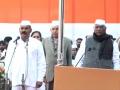 Cong Foundation Day: Kharge hoists flag as Sonia, Rahul attend party event - Hindi News | Cong Foundation Day: Kharge hoists flag as Sonia, Rahul attend party event | Latest politics News at Lokmattimes.com