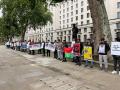 Baloch National Movement holds protest in London against enforced disappearances - Hindi News | Baloch National Movement holds protest in London against enforced disappearances | Latest international News at Lokmattimes.com