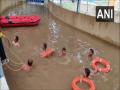 Man drowns in waterlogged underpass in Gurugram - Hindi News | Man drowns in waterlogged underpass in Gurugram | Latest national News at Lokmattimes.com