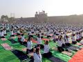 'Yoga for Humanity' is theme for 8th International Day of Yoga - Hindi News | 'Yoga for Humanity' is theme for 8th International Day of Yoga | Latest national News at Lokmattimes.com
