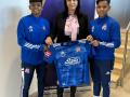 Indian football stars Kiran Pisda, M K Kashmina set to soar with WFC Dinamo Zagreb - Hindi News | Indian football stars Kiran Pisda, M K Kashmina set to soar with WFC Dinamo Zagreb | Latest football News at Lokmattimes.com