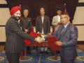 Nepal, India review bilateral pacts, sign several agreements - Hindi News | Nepal, India review bilateral pacts, sign several agreements | Latest politics News at Lokmattimes.com
