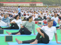NCC cadets perform Yoga at iconic sites across country - Hindi News | NCC cadets perform Yoga at iconic sites across country | Latest health News at Lokmattimes.com