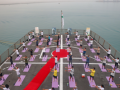 Indian Navy conducts Yoga sessions on warships, foreign ports - Hindi News | Indian Navy conducts Yoga sessions on warships, foreign ports | Latest health News at Lokmattimes.com