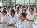 Doctors, nurses of Surat Civil Hospital pay tribute, hold prayer meet for victims of Air India plane crash - Hindi News | Doctors, nurses of Surat Civil Hospital pay tribute, hold prayer meet for victims of Air India plane crash | Latest health News at Lokmattimes.com