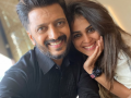 Riteish Deshmukh calls wife Genelia's Sitaare Zameen Par 'Best film of the year' - Hindi News | Riteish Deshmukh calls wife Genelia's Sitaare Zameen Par 'Best film of the year' | Latest entertainment News at Lokmattimes.com