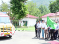 J&K L-G flags off fleet of ambulances for hospitals in Ramban, Anantnag - Hindi News | J&K L-G flags off fleet of ambulances for hospitals in Ramban, Anantnag | Latest health News at Lokmattimes.com