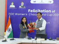 India’s victory in Women’s Chess World Cup is a testament to sporting prowess of Bharat, says Union Sports Minister - Hindi News | India’s victory in Women’s Chess World Cup is a testament to sporting prowess of Bharat, says Union Sports Minister | Latest other-sports News at Lokmattimes.com