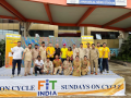 With aim of an obesity and pollution-free nation, 34th edition of Fit India Sundays on Cycle honours Postmen - Hindi News | With aim of an obesity and pollution-free nation, 34th edition of Fit India Sundays on Cycle honours Postmen | Latest other-sports News at Lokmattimes.com