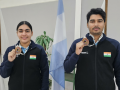 Saurabh-Suruchi bags 10m air pistol mixed team bronze at Asian Shooting Championships - Hindi News | Saurabh-Suruchi bags 10m air pistol mixed team bronze at Asian Shooting Championships | Latest other-sports News at Lokmattimes.com
