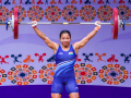 Mirabai Chanu wins silver medal in 49kg at World Weightlifting Championships - Hindi News | Mirabai Chanu wins silver medal in 49kg at World Weightlifting Championships | Latest other-sports News at Lokmattimes.com