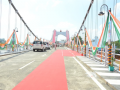 CM Nitish Kumar inaugurates 17 projects, unveils Bihar’s first cable suspension bridge - Hindi News | CM Nitish Kumar inaugurates 17 projects, unveils Bihar’s first cable suspension bridge | Latest national News at Lokmattimes.com