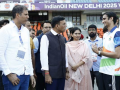 World Para-Athletics C'ships: Sports Minister Dr. Mandaviya, MoS Raksha Khadse review final preparations at JLN Stadium - Hindi News | World Para-Athletics C'ships: Sports Minister Dr. Mandaviya, MoS Raksha Khadse review final preparations at JLN Stadium | Latest other-sports News at Lokmattimes.com