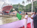 MoS George Kurian commissions 250-tonne Slipway Cradle to strengthen marine fisheries infra - Hindi News | MoS George Kurian commissions 250-tonne Slipway Cradle to strengthen marine fisheries infra | Latest business News at Lokmattimes.com
