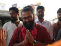 Rishab Shetty seeks divine blessings at the Arulmigu Ramanathaswamy Temple in Rameswaram - Hindi News | Rishab Shetty seeks divine blessings at the Arulmigu Ramanathaswamy Temple in Rameswaram | Latest entertainment News at Lokmattimes.com