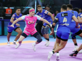 PKL 12: Aryan, Nitin shine as Pink Panthers eliminate holders Haryana Steelers in tight clash - Hindi News | PKL 12: Aryan, Nitin shine as Pink Panthers eliminate holders Haryana Steelers in tight clash | Latest other-sports News at Lokmattimes.com