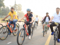 World boxing champion Meenakshi Hooda joins 45th edition of Fit India Sundays on Cycle - Hindi News | World boxing champion Meenakshi Hooda joins 45th edition of Fit India Sundays on Cycle | Latest other-sports News at Lokmattimes.com