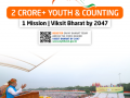 MY Bharat enhances youth engagement in civic projects with 2 crore users - Hindi News | MY Bharat enhances youth engagement in civic projects with 2 crore users | Latest technology News at Lokmattimes.com
