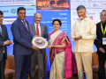 CM Naidu lauds his wife for winning two prestigious awards in London - Hindi News | CM Naidu lauds his wife for winning two prestigious awards in London | Latest national News at Lokmattimes.com