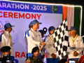 BSF's marathon witnesses huge turnout, first major event in Jammu after Op Sindoor - Hindi News | BSF's marathon witnesses huge turnout, first major event in Jammu after Op Sindoor | Latest other-sports News at Lokmattimes.com