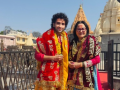 Jaya Prada celebrates Bihar victory, seeks blessings with son at Ujjain’s Mahakal temple - Hindi News | Jaya Prada celebrates Bihar victory, seeks blessings with son at Ujjain’s Mahakal temple | Latest entertainment News at Lokmattimes.com