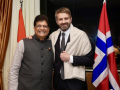 Piyush Goyal meets Norwegian Health Minister to deepen ties on pharma, tech - Hindi News | Piyush Goyal meets Norwegian Health Minister to deepen ties on pharma, tech | Latest technology News at Lokmattimes.com