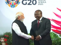 PM Modi attends G20 Leaders' Summit in Jo'burg, receives warm welcome from SA President Ramaphosa - Hindi News | PM Modi attends G20 Leaders' Summit in Jo'burg, receives warm welcome from SA President Ramaphosa | Latest international News at Lokmattimes.com