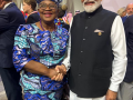 PM Modi meets WTO Director-General Ngozi Okonjo-Iweala on G20 sidelines - Hindi News | PM Modi meets WTO Director-General Ngozi Okonjo-Iweala on G20 sidelines | Latest international News at Lokmattimes.com