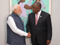 PM Modi, South African Prez Ramaphosa hold talks in Johannesburg - Hindi News | PM Modi, South African Prez Ramaphosa hold talks in Johannesburg | Latest international News at Lokmattimes.com