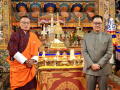 Bhutan holds ceremonial farewell held for holy Buddha relics - Hindi News | Bhutan holds ceremonial farewell held for holy Buddha relics | Latest international News at Lokmattimes.com