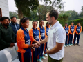 'India is proud of these champions': Leader of Opposition Rahul Gandhi meets blind women's WC-winning team - Hindi News | 'India is proud of these champions': Leader of Opposition Rahul Gandhi meets blind women's WC-winning team | Latest other-sports News at Lokmattimes.com