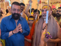 Sanjay Dutt meets Shankaracharya Swami Avimukteshwaranand, seeks blessings - Hindi News | Sanjay Dutt meets Shankaracharya Swami Avimukteshwaranand, seeks blessings | Latest entertainment News at Lokmattimes.com